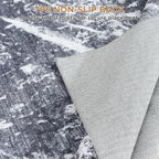 Washable Rugs for Living Room Modern Soft Faux
