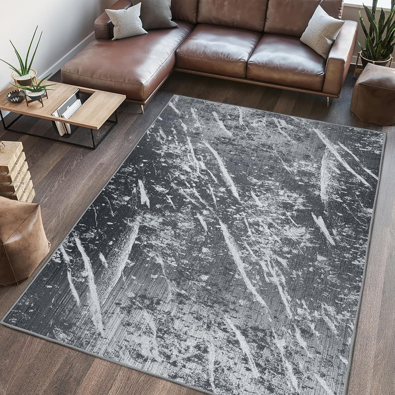Washable Rugs for Living Room Large Modern Soft