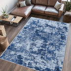 Washable Rugs for Living Room Modern Soft Faux