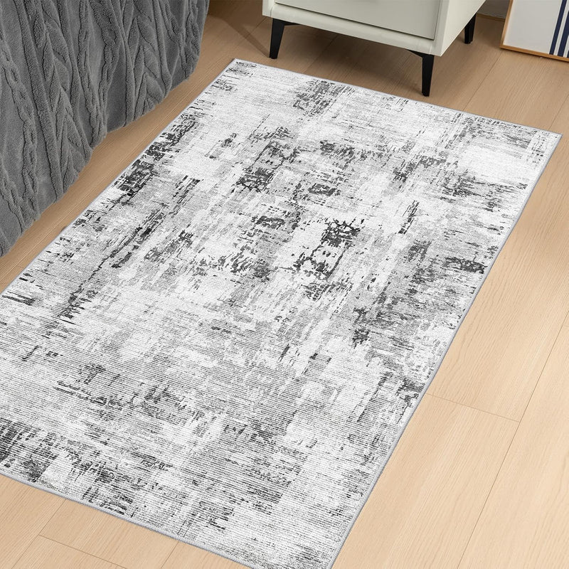 Washable Rugs for Living Room Large Modern Soft