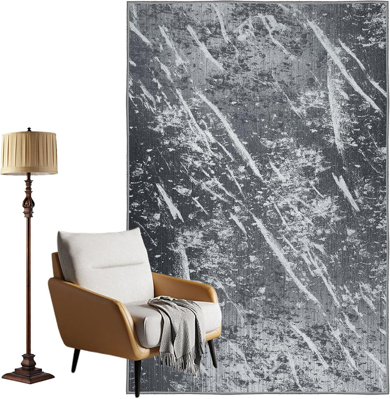 Washable Rugs for Living Room Large Modern Soft