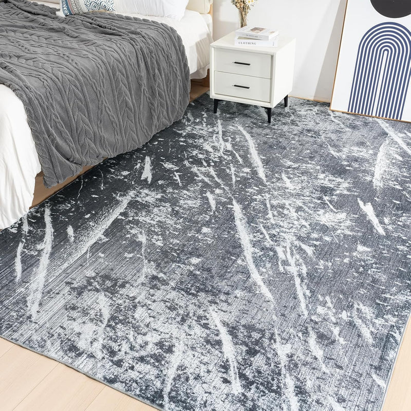 Washable Rugs for Living Room Large Modern Soft