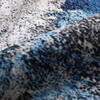 Washable Large Rugs Living Room Abstract Carpet