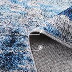 Washable Large Rugs Living Room Abstract Carpet