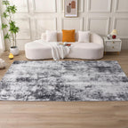Washable Large Rugs Living Room Abstract Carpet