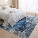 Washable Large Rugs Living Room Abstract Carpet