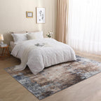 Washable Large Rugs Living Room Abstract Carpet