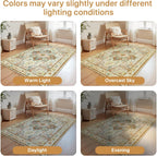 Washable Rugs Living Room 80x150CM Vintage Rug Boho