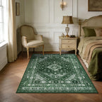Washable Rugs Living Room Distressed Vintage Area