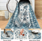 Washable Rugs Living Room Distressed Vintage Area