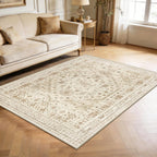 Washable Rugs Living Room Distressed Vintage Area