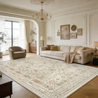 Washable Rugs Living Room Distressed Vintage Area