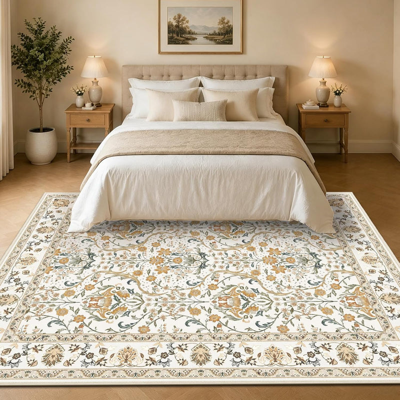 Vintage Rugs Living Room Rug Washable