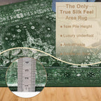 Washable Rugs Living Room Distressed Vintage Area