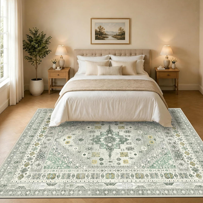 Vintage Rugs Living Room Rug Washable
