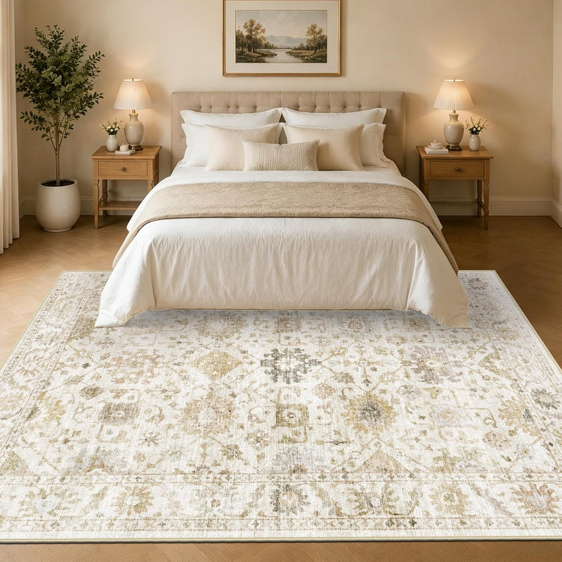 Vintage Rugs Living Room Rug Washable