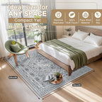 Washable Rugs Living Room Distressed Vintage Area