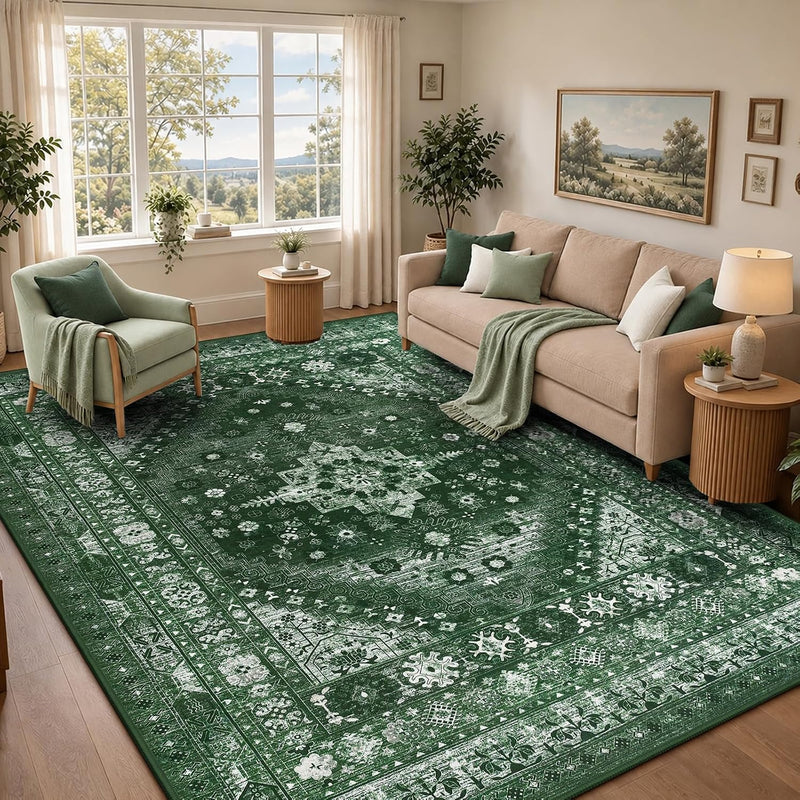 Vintage Rugs Living Room Rug Washable