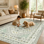 Vintage Rugs Living Room Rug Washable