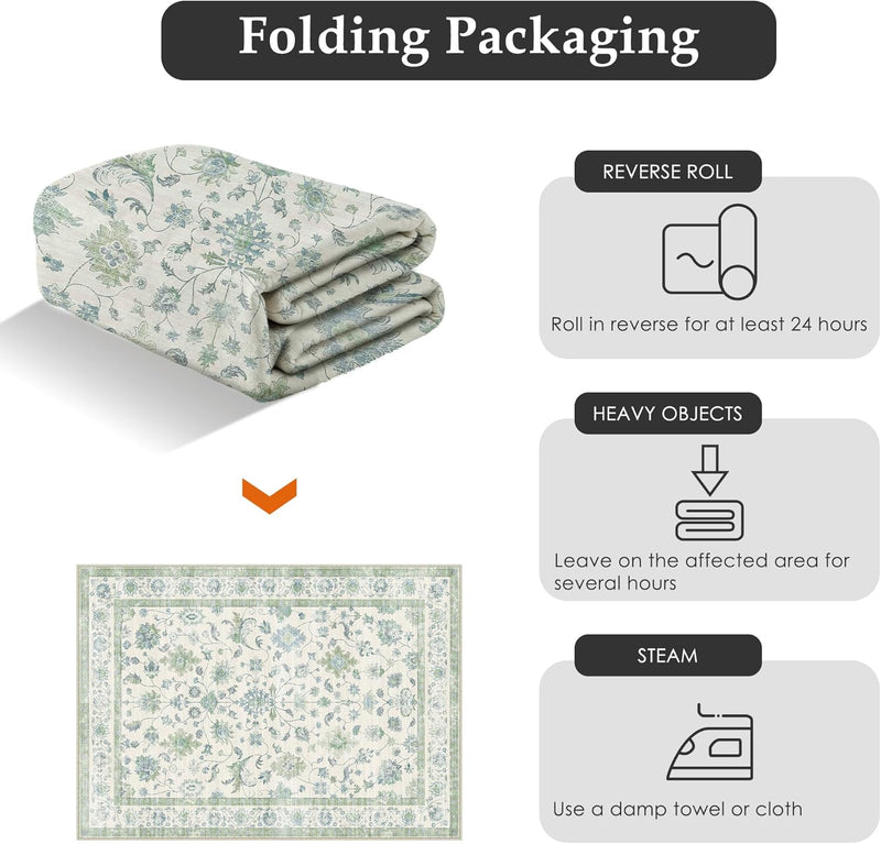 Large Rugs Living Room Washable Carpet Non