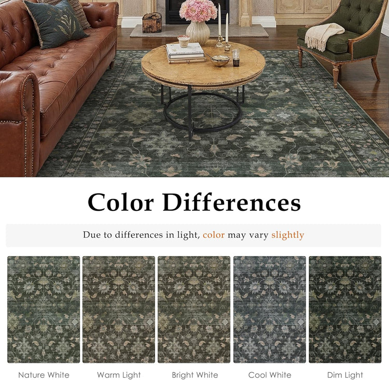 Large Rugs Living Room Washable Carpet Non