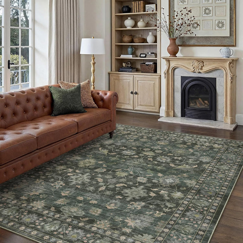Large Rugs Living Room Washable Carpet Non