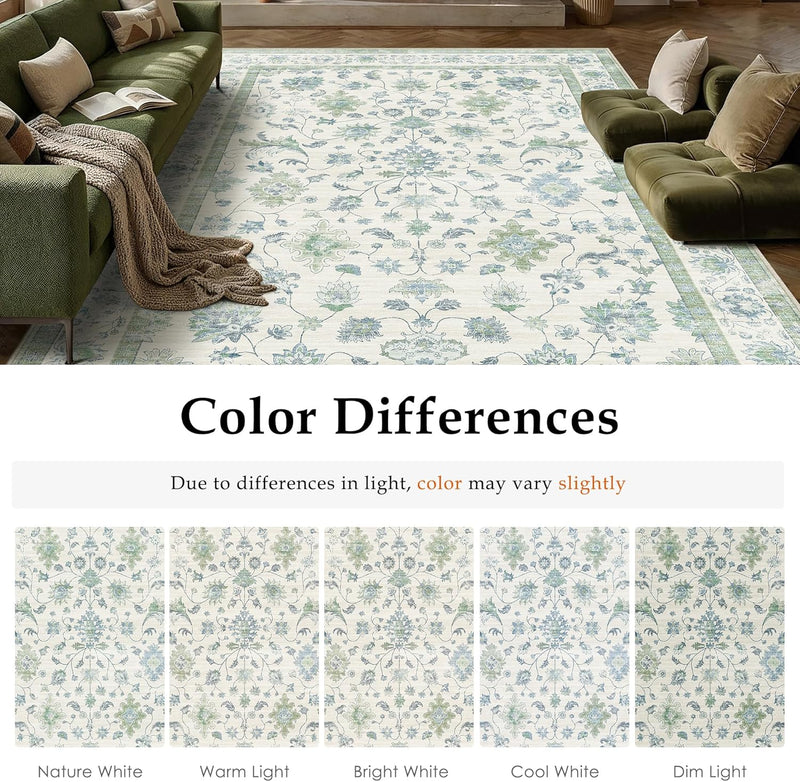 Large Rugs Living Room Washable Carpet Non