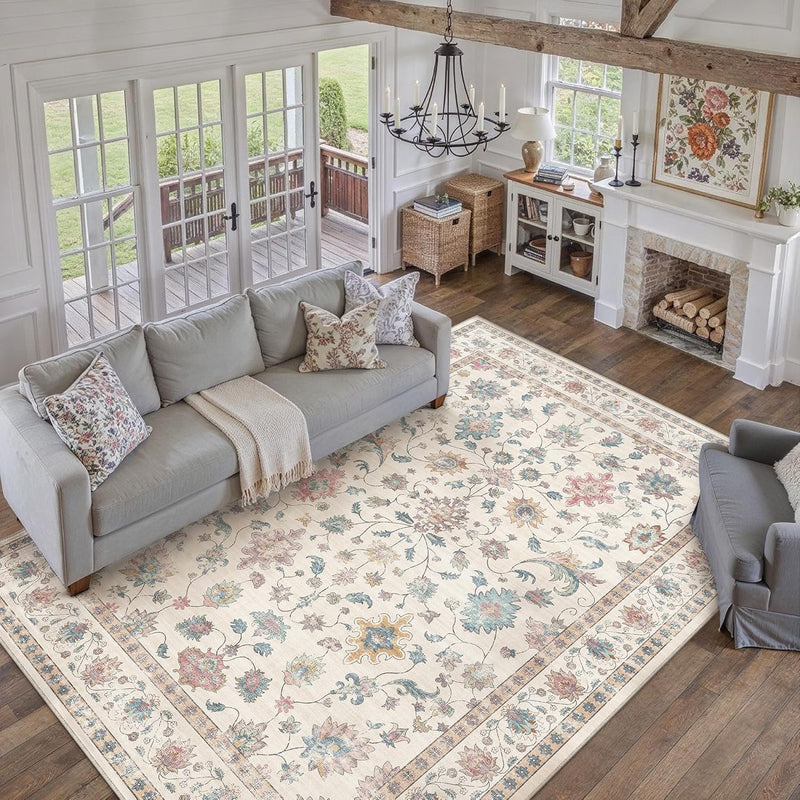 Large Rugs Living Room Washable Carpet Non