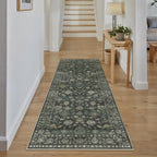 Washable Rugs Living Room Floral Vintage