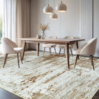 Washable Rugs Living Room Large Taupe Ultra