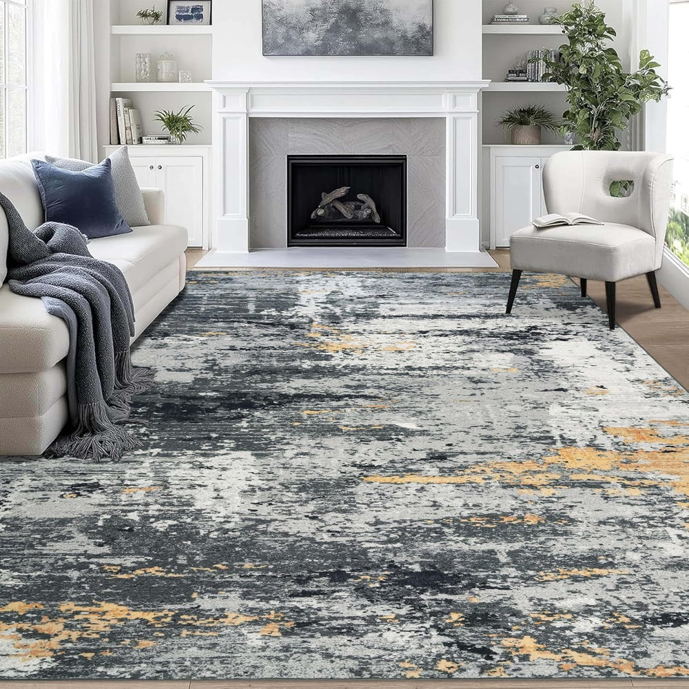 Washable Rugs Living Room Large Taupe Ultra