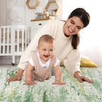 Washable Rugs Living Room Large Ultra Thin