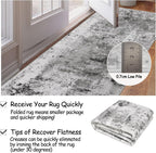 Washable Rugs Living Room Large Ultra Thin