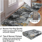 Washable Rugs Living Room Large Ultra Thin