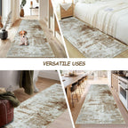 Washable Rugs Living Room Large Ultra Thin