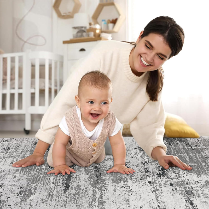 Washable Rugs Living Room Large Ultra Thin