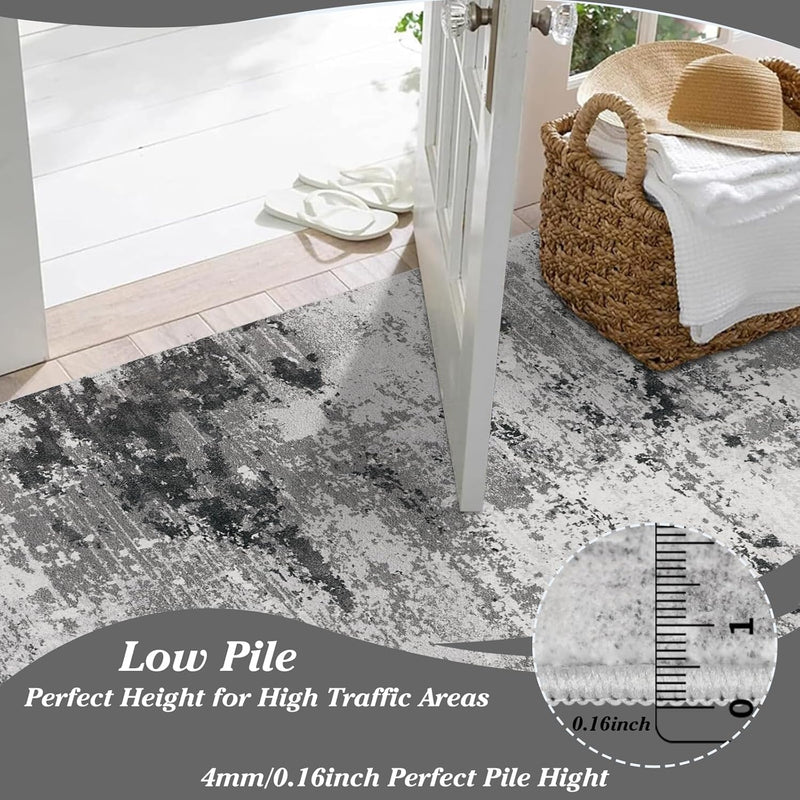 Washable Rugs Living Room Large Ultra Thin
