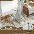 Washable Rugs Living Room Large Ultra Thin