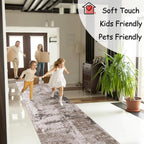 Washable Rugs Living Room Large Ultra Thin