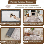 Washable Rugs Living Room Large Ultra Thin