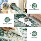Washable Rugs Living Room Large Ultra Thin
