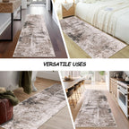 Washable Rugs Living Room Large Ultra Thin