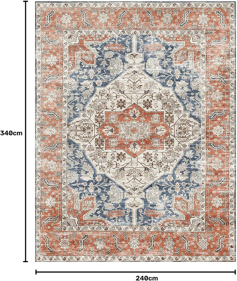Washable Rugs Living Room Short Pile Area Rug
