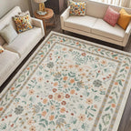 Washable Rugs Living Room Non Slip Floor