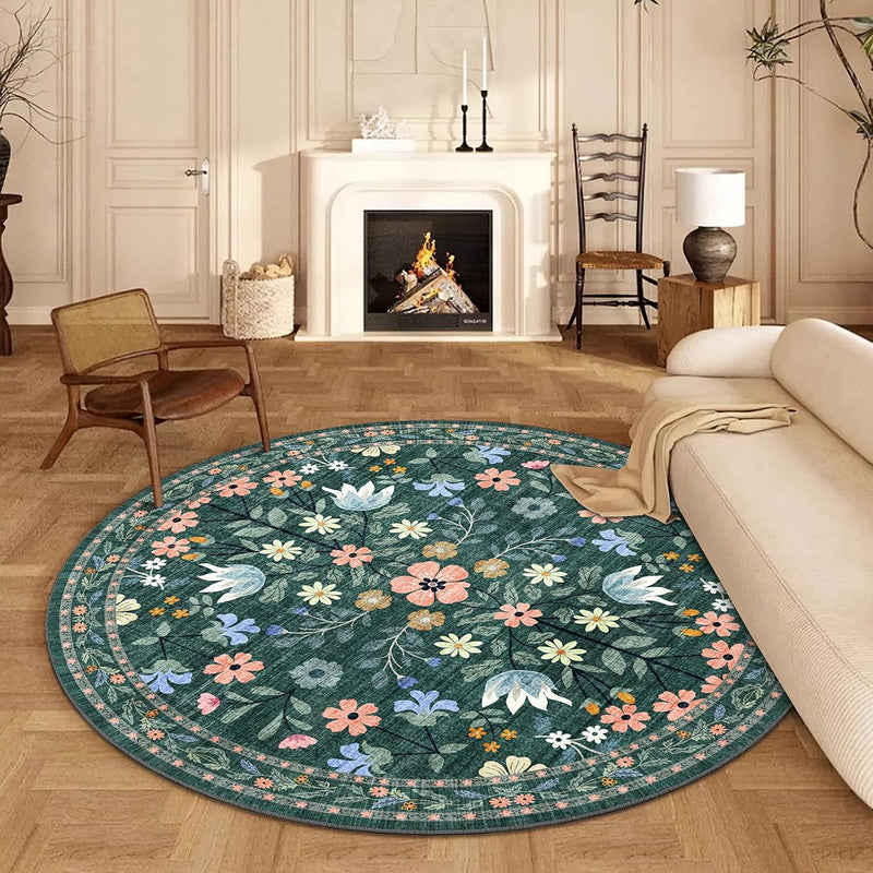 Washable Rugs Living Room Non Slip Floor