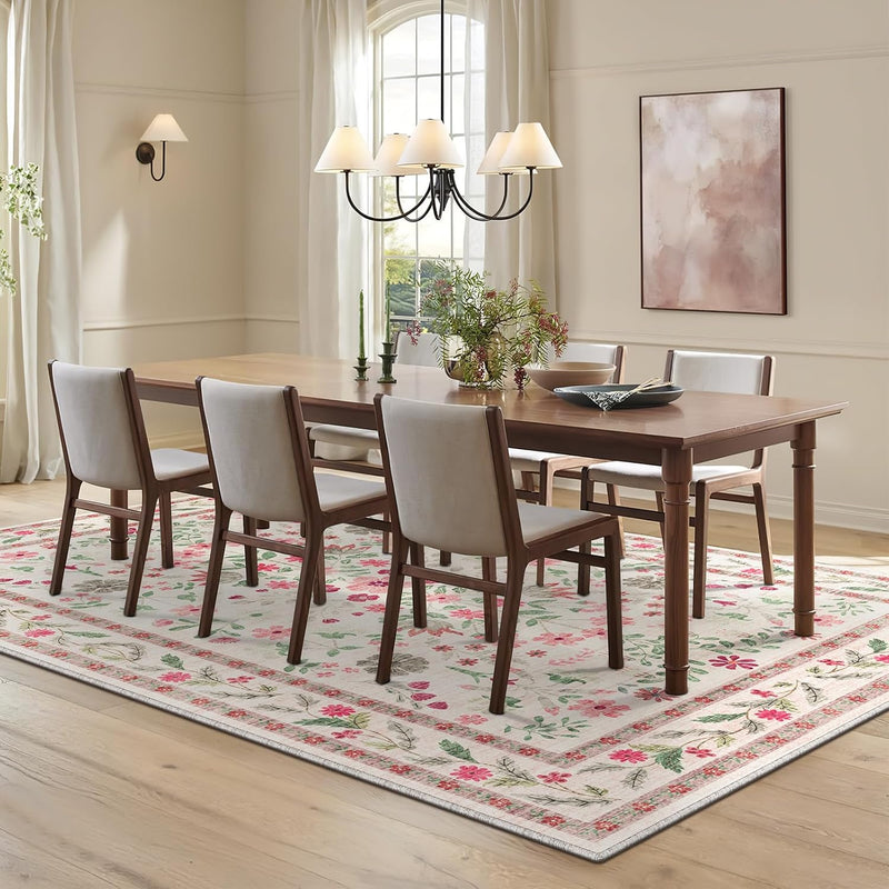 Washable Rugs Living Room Non Slip Floor
