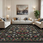 Washable Rugs Living Room Non Slip Floor
