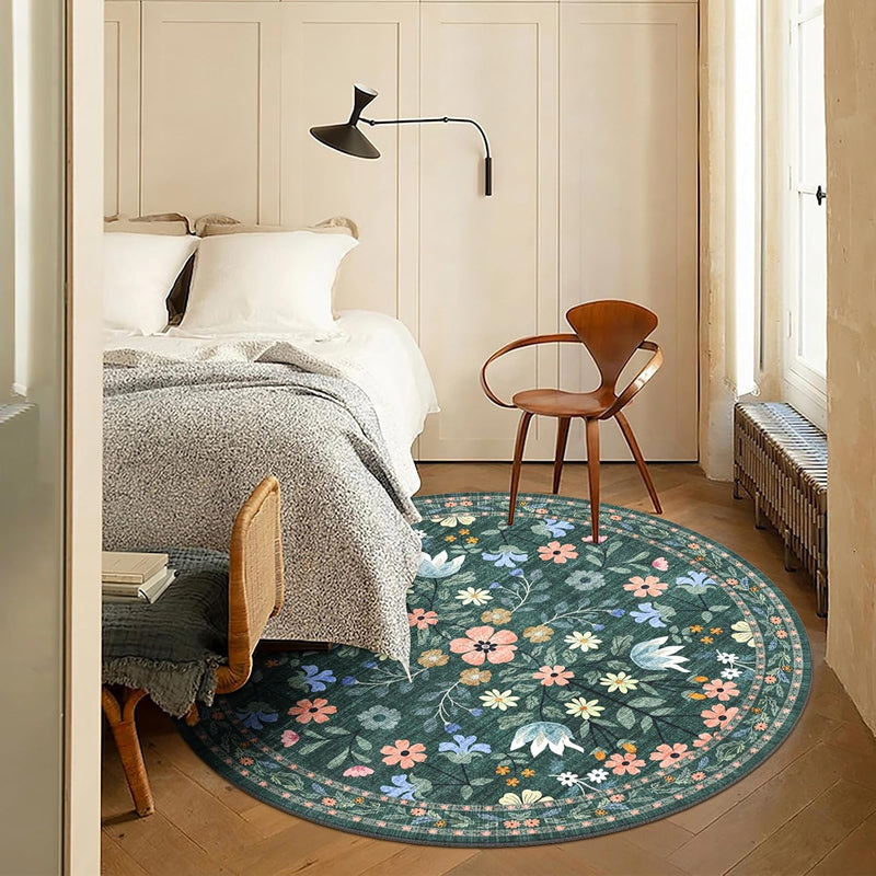 Washable Rugs Living Room Non Slip Floor