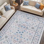 Washable Rugs Living Room Non Slip Floor