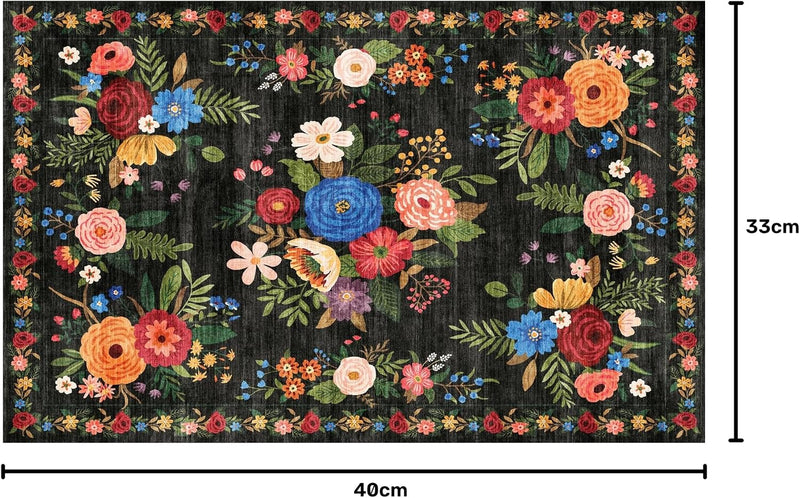 Washable Rugs Living Room Non Slip Floor